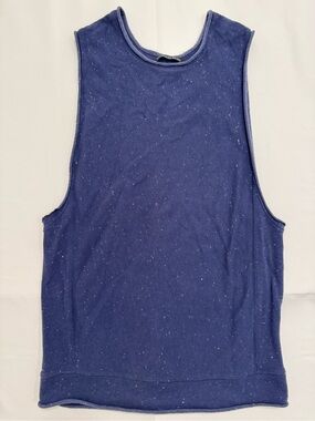 Victoria’s Secret Blue Speckled Sleeveless Sweatshirt Tank Top S
